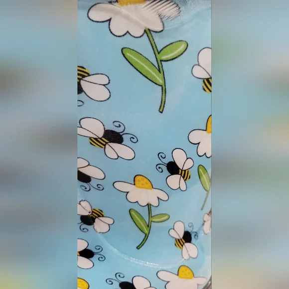 Sloggers Women's Sky Blue Bee & Daisy Rain Boots | Size 9 - Picture 3 of 6